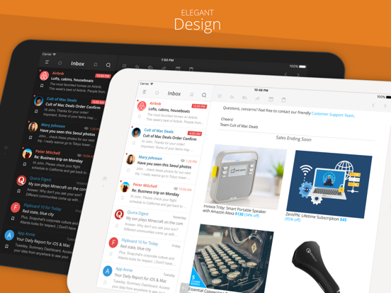 MailBuzzr Pro iPad screenshot