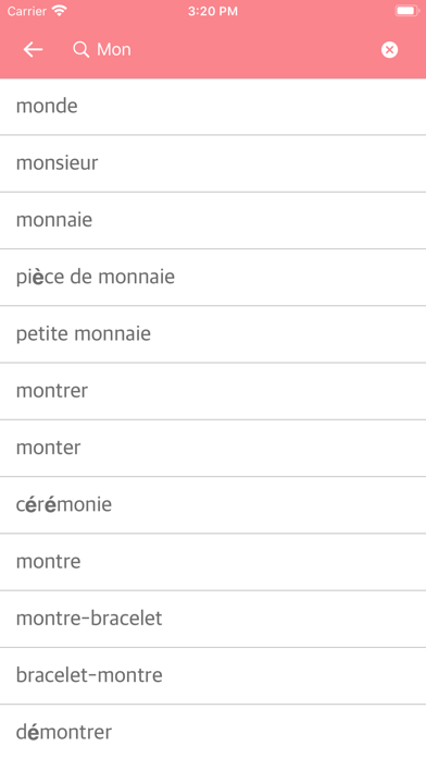 Screenshot #3 pour French Spanish Dictionary