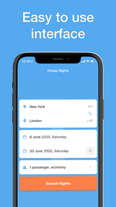 my Travel Agent - Easy flights iPhone screenshot 9 - Travel app