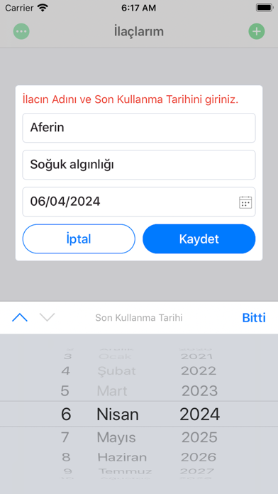 İlaç Kutum app screenshot