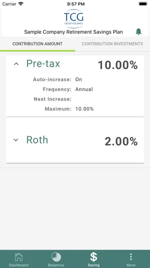 TCG Retirement Plan screenshot 4