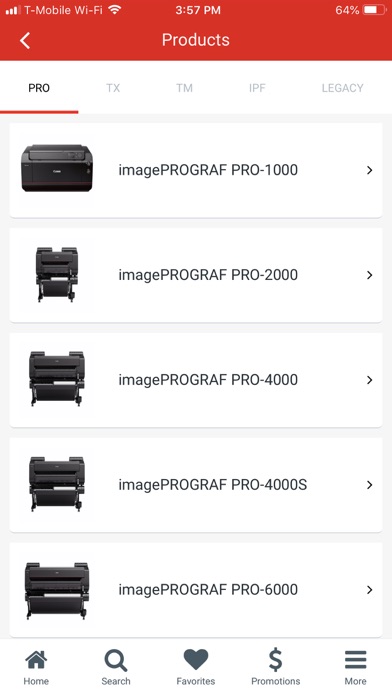 Canon Large Format Printer screenshot 2