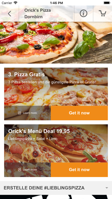 Orick's Pizza screenshot 3