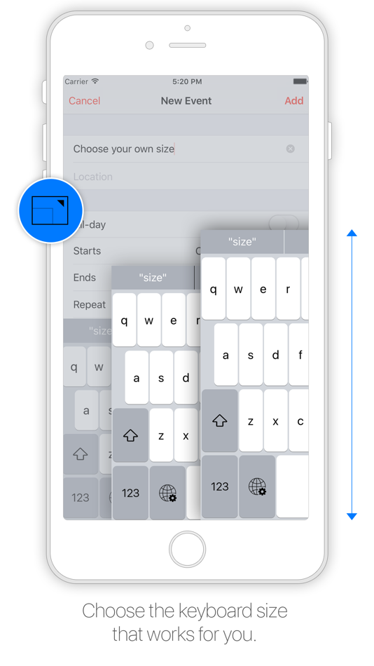 XL Keyboard - 3.0.2 - (iOS)