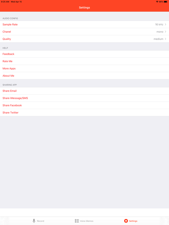 Recorder 360 iPad screenshot 6 - Music app