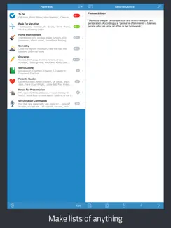 Paperless: Lists + Checklists iPad image 1