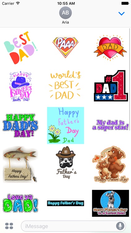 Happy Fathers Day Sticker Gifs