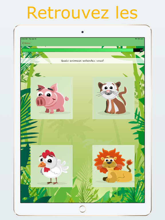 Screenshot #5 pour Quiz animaux et sons