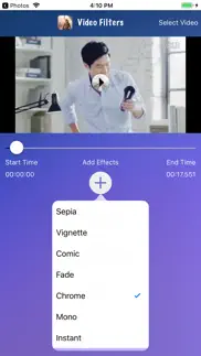 video effects - video editor iPhone Captures Décran 2