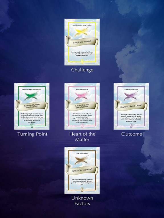 Angel Feather Oracle Cards iPad screenshot 5 - Lifestyle app