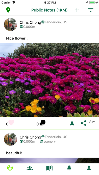NoteNavi - Share travel moment Screenshot