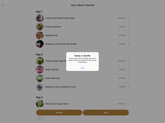 Jason Vale’s Juice & Blend iPad app afbeelding 6