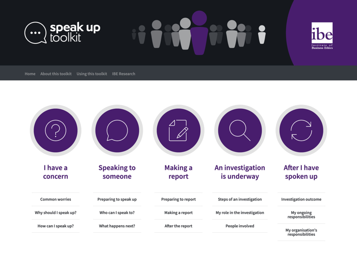 IBE Speak Up Toolkit