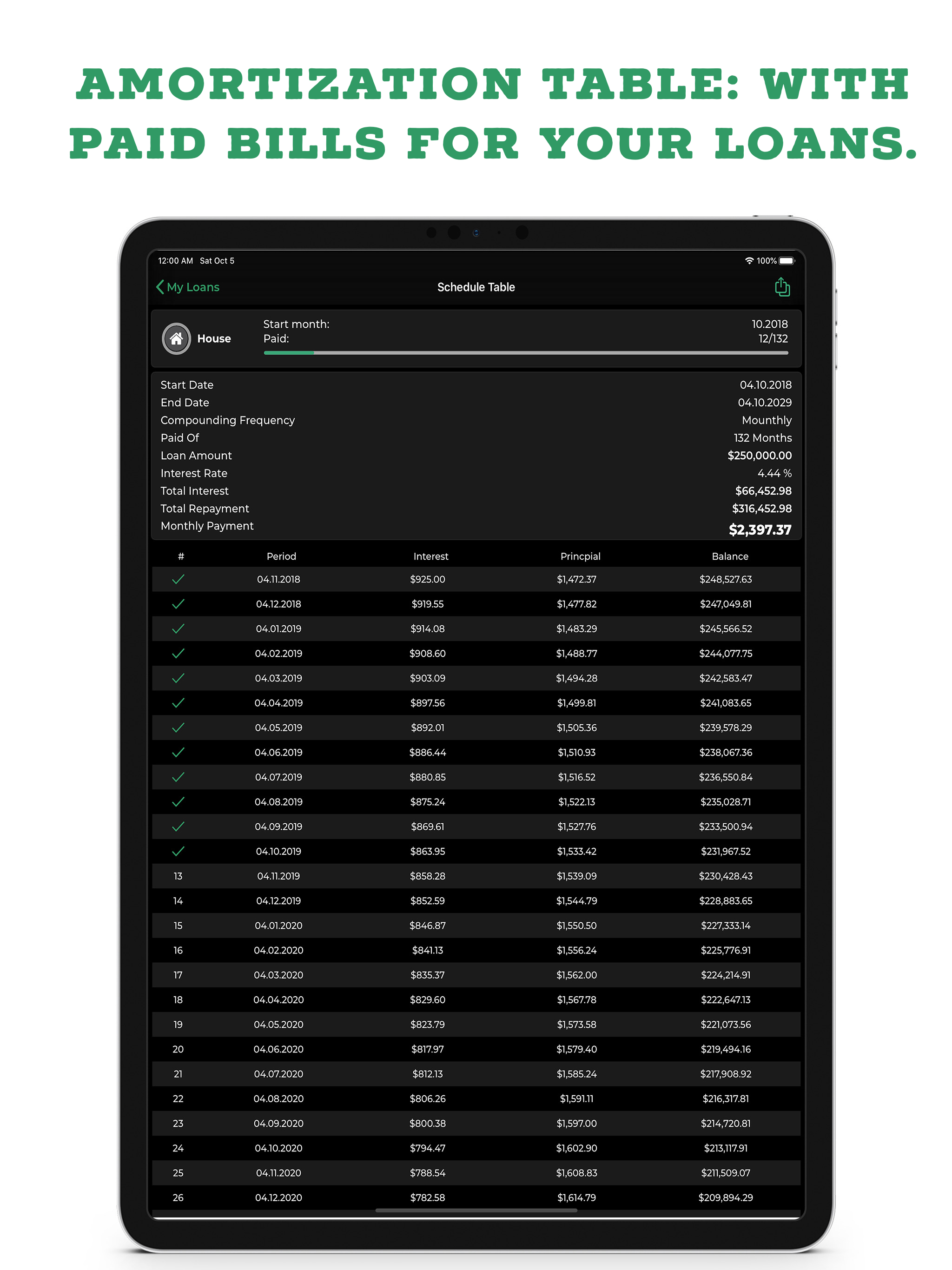 Loan Calculator and Manager screenshot 9