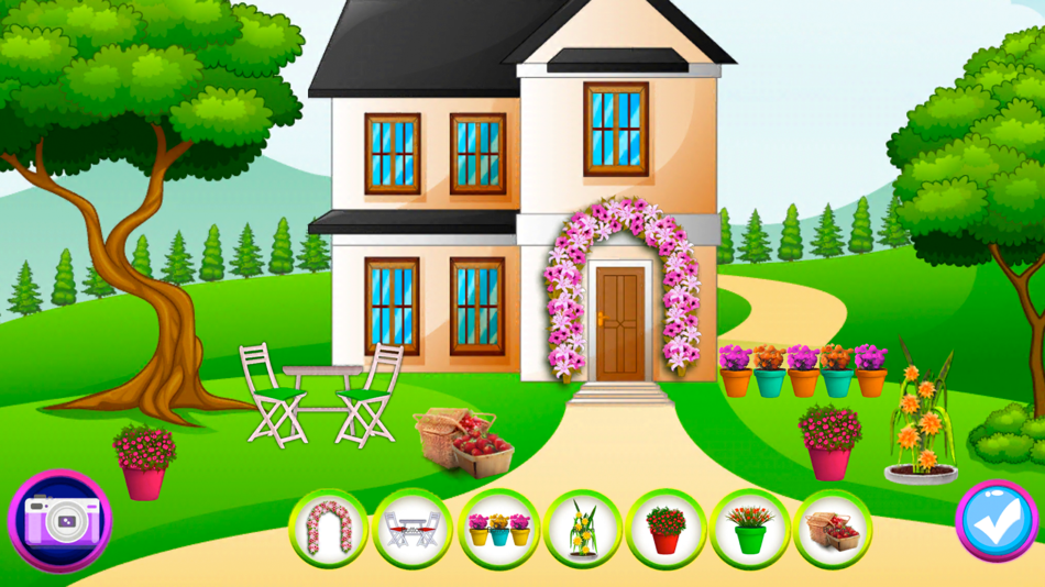 #2. Flower Garden Decorator Game (iOS) بواسطة: Balraj Sohal