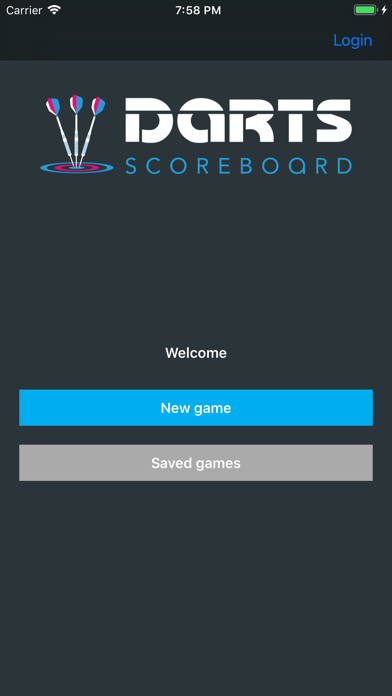Darts Scoreboard X01 Screenshot