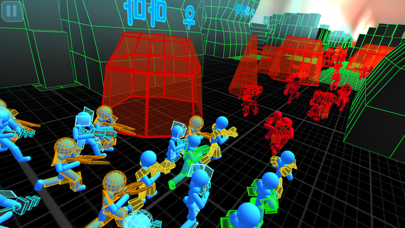Stickman Simulator: Neon Tanks Screenshot