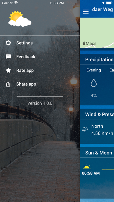 Weather app - Weather forecast Screenshot