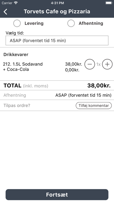 Screenshot #3 pour Torvets Cafe og Pizzeria