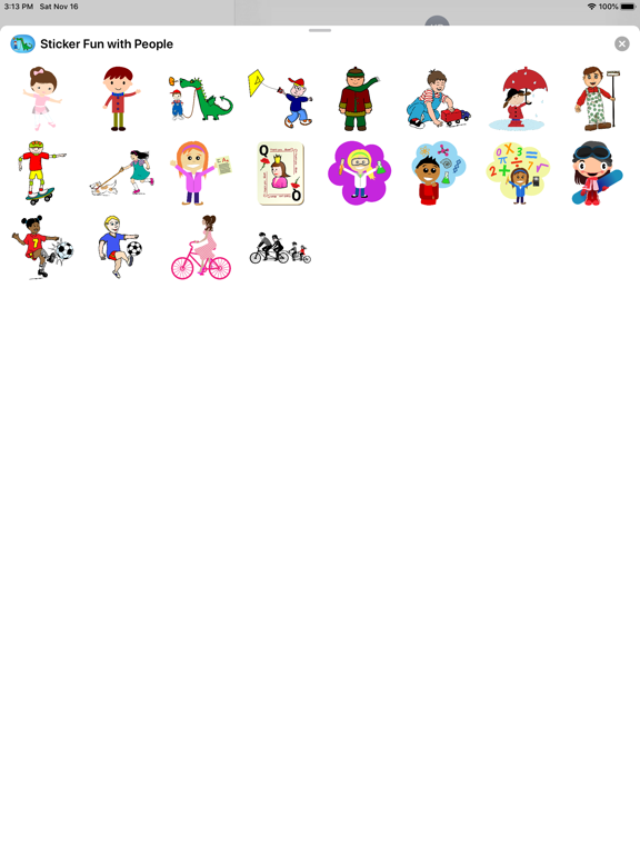 Screenshot #5 pour Sticker Fun with People