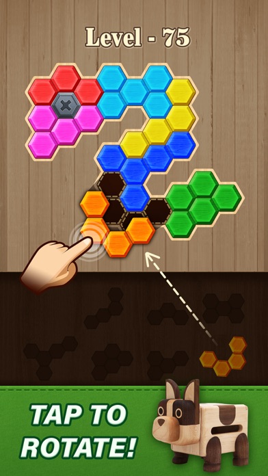 Screenshot #2 pour Block Hexa Puzzle: Wooden Game