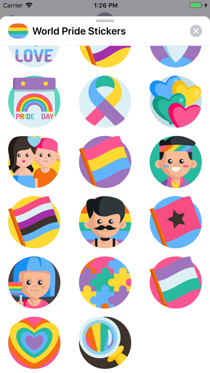 World Pride Stickers