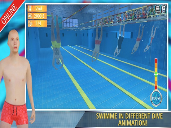 Screenshot #5 pour Swimming Contest Online