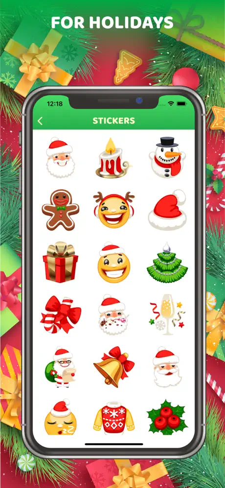 Christmas Stickers Emoji 2022