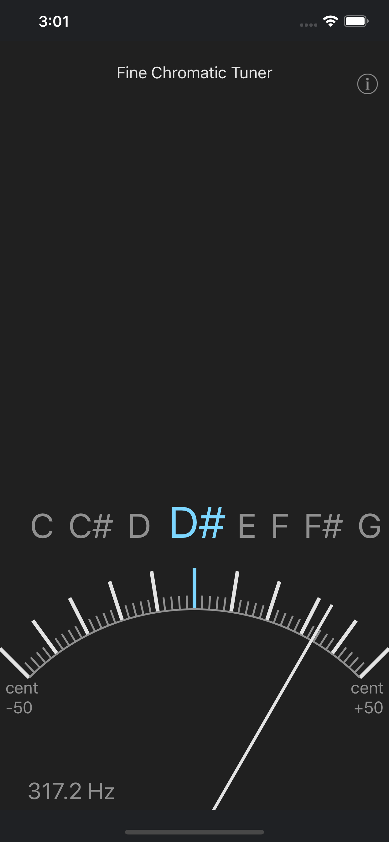 Fine Chromatic Tuner screenshot 3