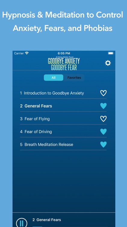 Goodbye Anxiety, Goodbye Fear