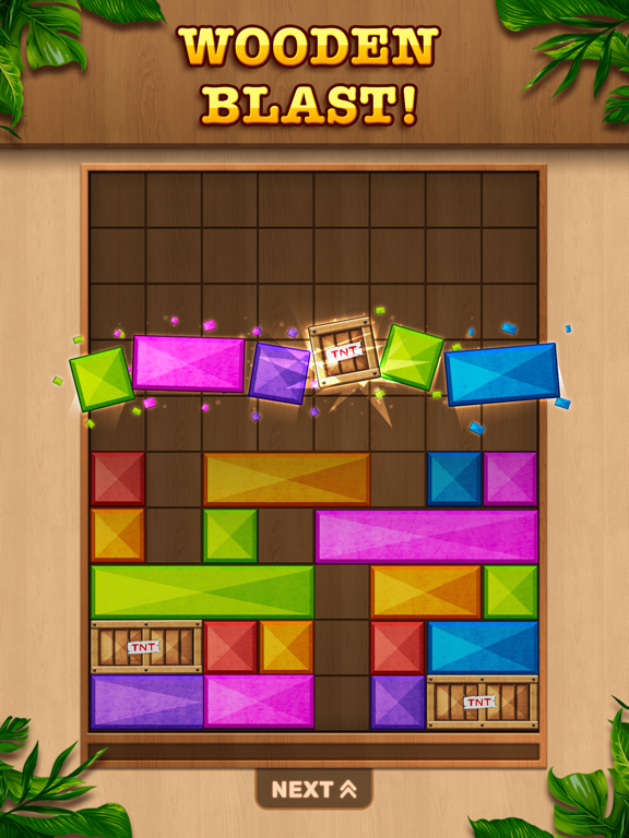 Screenshot #4 for Wooden Blast - Block Puzzle
