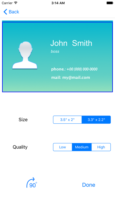 Business Card Holder Simple Screenshot 4