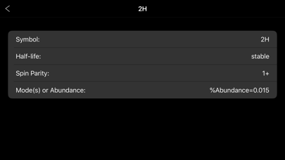 Periodic Table+ iPhone screenshot 5 - Education app