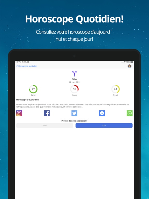 Screenshot #4 pour Horoscope du Jour & Zodiaque