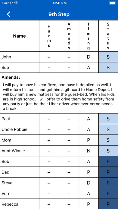AA Steps 8/9 iPhone screenshot 7 - Lifestyle app