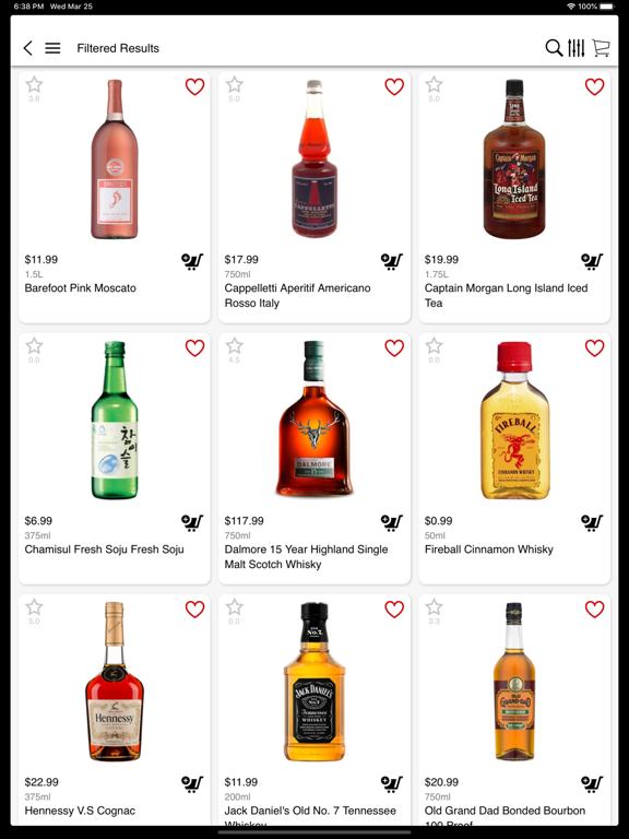 Madison Wine & Spirits iPad screenshot 3 - Shopping app