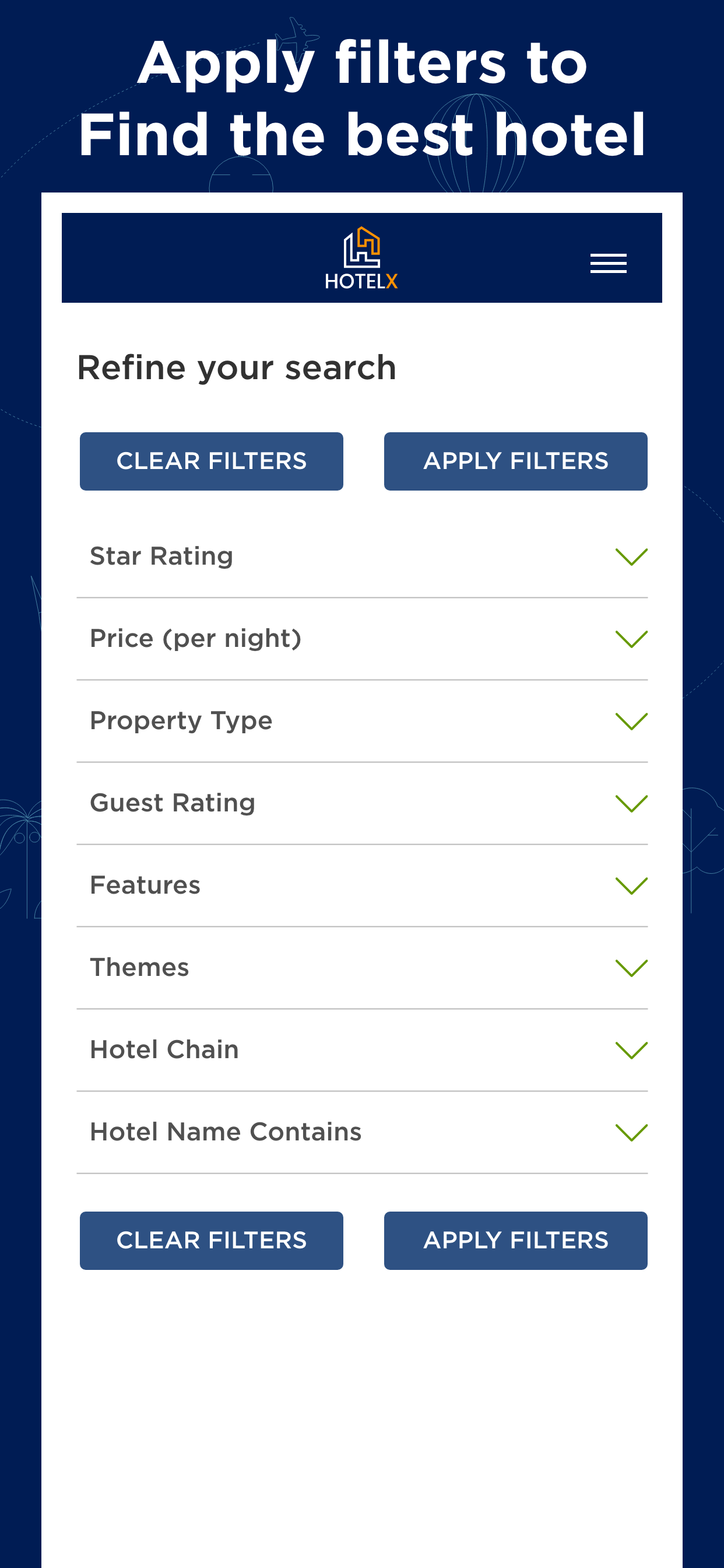 HotelX - Cheap Hotel Finder