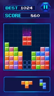 fun block brick puzzle iphone screenshot 2