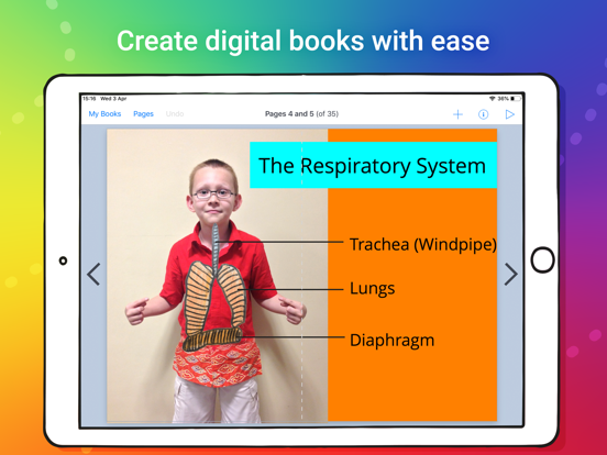 Book Creator One iPad app afbeelding 2