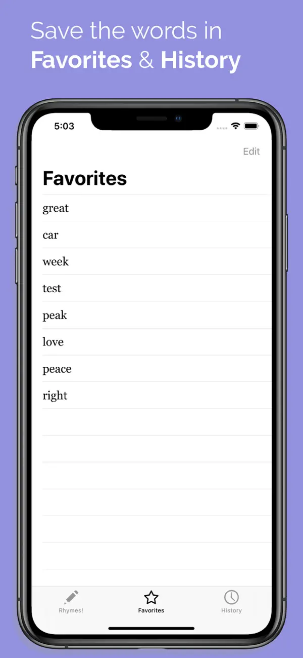 #4. Rhymes! (iOS) โดย: Alexey Tataurov