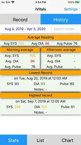 Game screenshot iVitals - Blood Pressure Cloud apk