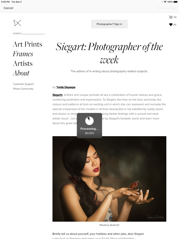 Screenshot #4 for HTML2ePub