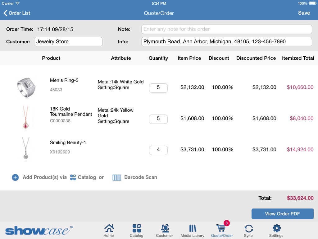 Showcase Sales App screenshot 3