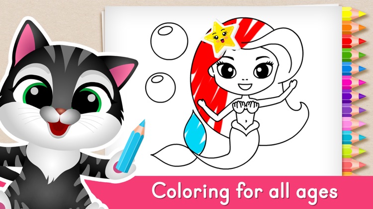 Tashi Coloring Games for Kids screenshot-0