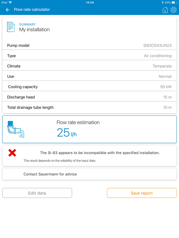 Screenshot #6 pour Sauermann Si-83 Pump MobileApp