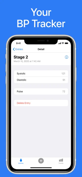 Blood Pressure App Monitor : capture d’écran 2 sur 4