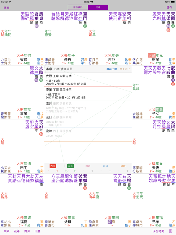 Screenshot #4 pour 十三行紫微斗數 for iPad