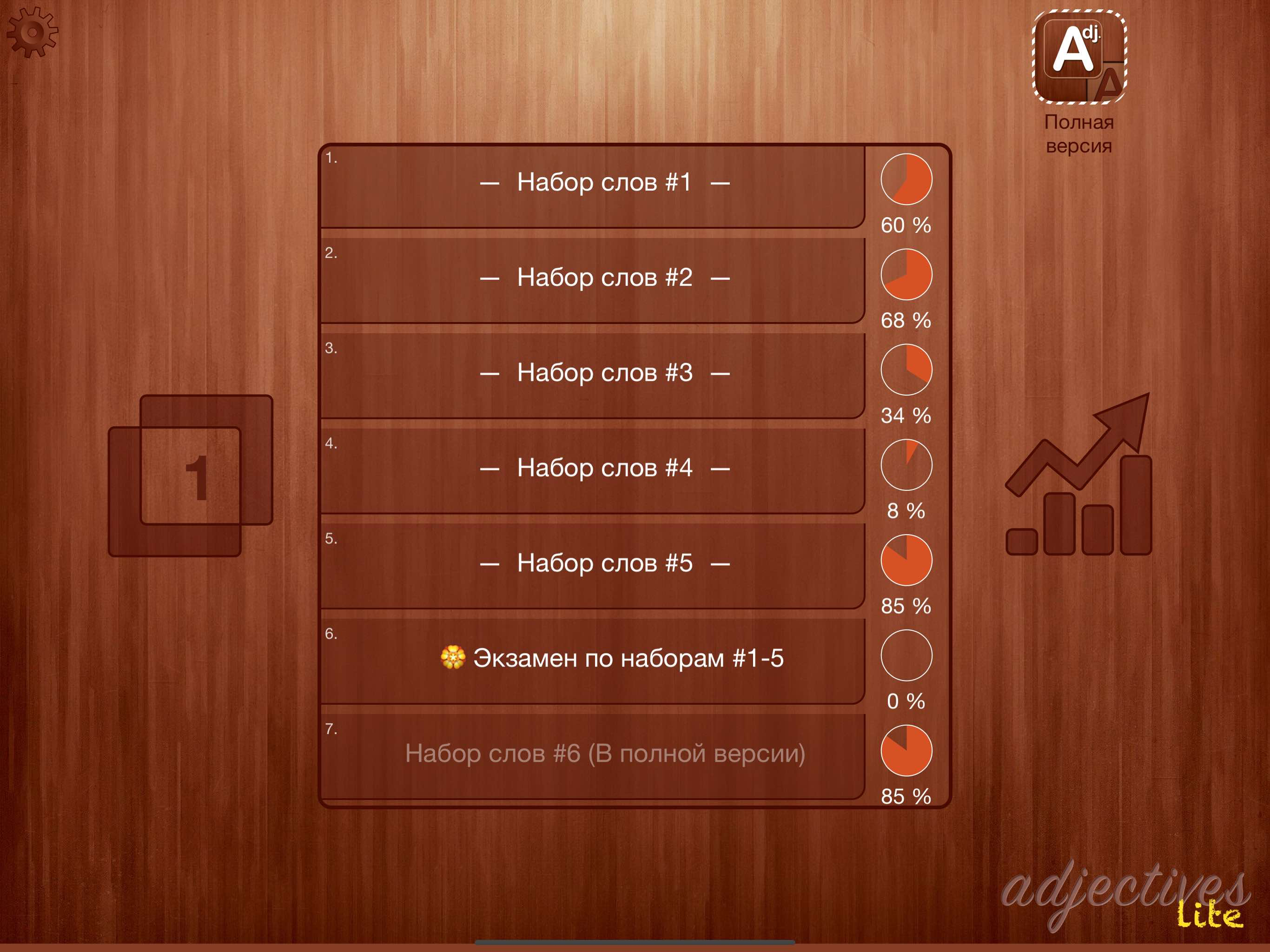 Прилагательные Английский Lite