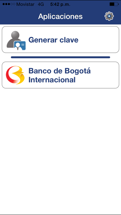 Token Banco de Bogotá Intl. Screenshot