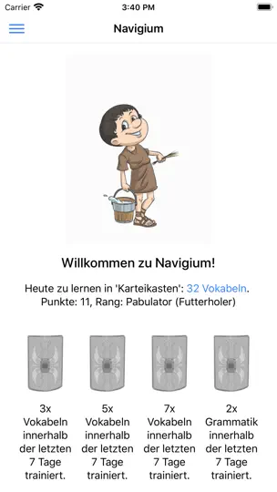 Screenshot von Navigium-Online auf dem iPhone 1
